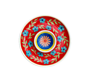 Gilbert Color Me Mine Floral Chip N Dip Bowl