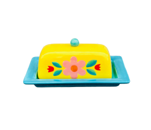 Gilbert Color Me Mine Retro Butter Dish